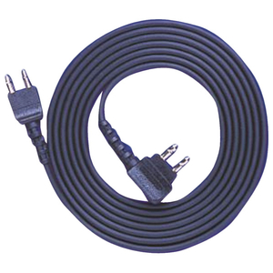 エレコム ポケット型補聴器(EHA-PA01)専用3極コード 80cm 黒 EHA-PA01-CD-イメージ1
