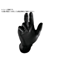 ハラダ/グリッパーズグローブ ブラック M 50枚入 37002-103 FC543VP-5580920