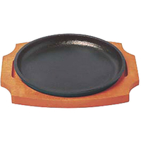 中部コーポレーション トキワステーキ皿304丸型大 FCA4724