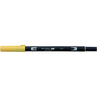 トンボ鉛筆 デュアルブラッシュペン ABT Light Ochre F040122-AB-T991