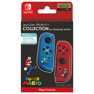 キーズファクトリー Joy-Con TPUカバー COLLECTION for Nintendo Switch (スーパーマリオ)Type-B CJT0072-イメージ1