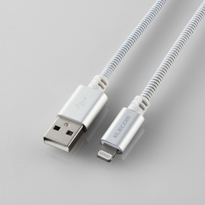 エレコム ペットが噛んでも断線しにくいケーブル(約1．5m) ホワイト PET-ALMT15WH-イメージ2