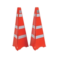 Reelex/バリアリールmini用折りたたみコーン2枚セットBRS-PC1 FC617XH-3601486