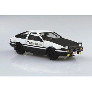 アオシマ 1/24 藤原拓海 AE86トレノ 第37巻仕様 AｲﾆｼﾔﾙD6ﾌｼﾞﾜﾗ86ﾄﾚﾉN-イメージ2