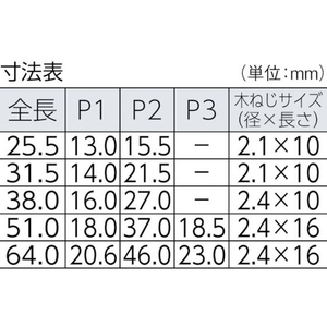 トラスコ中山 TRUSCO ステンレス製薄口蝶番 全長25.5mm (10個) FC506FS-2336812-イメージ2