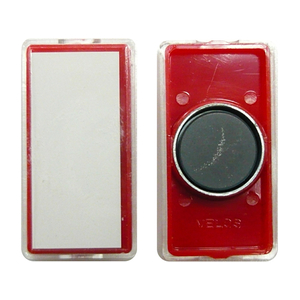 ベロス マグタッチ カラー名札 小 赤 1個 F844224-MN-80(RD)-イメージ1