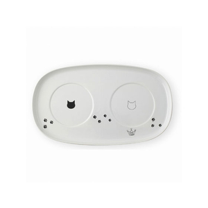 猫壱 ハッピーダイニング専用 食器トレーダブル FC75401-DC-0751-イメージ1
