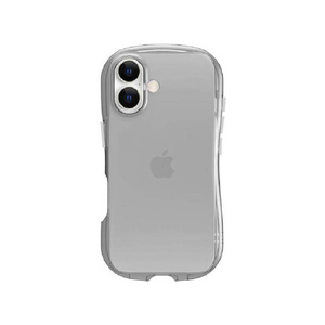 グルマンディーズ iPhone17用クリスタルクリアケース スモーク GMD-33SK-イメージ1