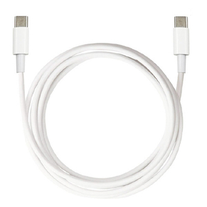 クオリティトラストジャパン PD対応 USB Type-C to Type-C Cable(2．0m) ホワイト QTC-0415WH-イメージ1