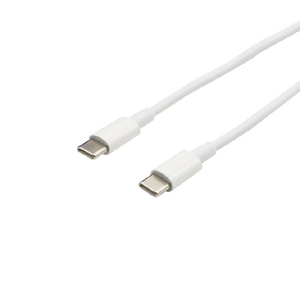 クオリティトラストジャパン PD対応 USB Type-C to Type-C Cable(2．0m) ホワイト QTC-0415WH-イメージ2