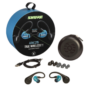 SHURE 完全ワイヤレス高遮音性イヤホン 第2世代 AONICシリーズ AONIC 215 トランスルーセントブルー SE21DYBL+TW2A-イメージ3
