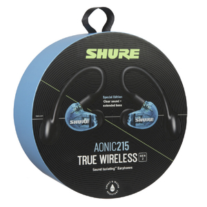 SHURE 完全ワイヤレス高遮音性イヤホン 第2世代 AONICシリーズ AONIC 215 トランスルーセントブルー SE21DYBL+TW2A-イメージ4