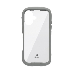 Hamee iPhone 16用強化ガラスクリアケース IFACE REFLECTION グレー 41-979624 Hamee iPhone 16用強化ガラスクリアケース IFACE REFLECTION グレー 41-979624