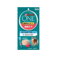 ネスレピュリナペットケア ピュリナワンキャット おやつ 健康免疫サポート まぐろ&かつおペースト 56g(14g×4本) FCJ156U