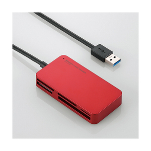 エレコム メモリリーダライタUSB3.0/SD・microSD・MS・XD・CF対応 MR3-A006RD エレコム メモリリーダライタUSB3.0/SD・microSD・MS・XD・CF対応 MR3-A006RD