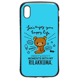 PGA iPhone XR用ハイブリッドタフケース リラックマ/リラックマスタイル(ロゴ) YY02604-イメージ1