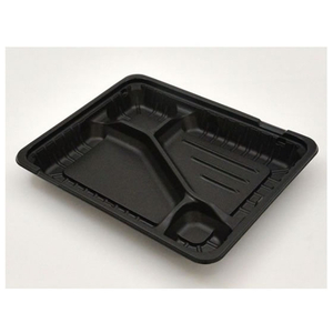 中央化学 弁当容器 CT ガチ弁 IK24-20C2 BK 身 50枚 FCG943W-00381172-イメージ1