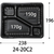 中央化学 弁当容器 CT ガチ弁 IK24-20C2 BK 身 50枚 FCG943W-00381172-イメージ2