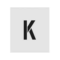 アイマーク ステンシル K 文字サイズ150×95mm FC651JF-8186126