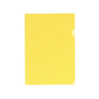 リヒトラブ リクエスト クリヤーホルダー A4 イエロー 100枚パック FCF033U-G6100-17