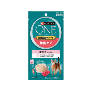 ネスレピュリナペットケア ピュリナワンキャット おやつ 健康免疫サポート まぐろペースト 56g(14g×4本) FCJ157U-イメージ1