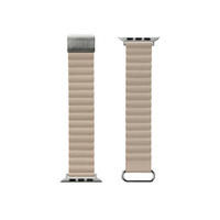 PGA Apple Watch 42/41/40/38mm用PUレザーマグネットバンド アイボリー PGAW41MG02IV