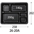 中央化学 弁当容器 CT ガチ弁 IK26-20A BK 身 50枚 FCG944W-00401181-イメージ2