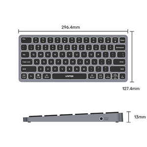 UNITEK 9-in-1 USB-C Keyboard Hub スペースグレイ D1092A-イメージ15
