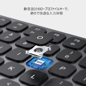 UNITEK 9-in-1 USB-C Keyboard Hub スペースグレイ D1092A-イメージ8