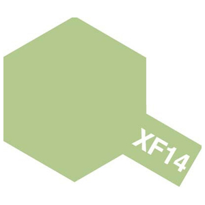 タミヤ アクリルミニ XF-14 明灰緑色 TアクリルミニXF14N タミヤ アクリルミニ XF-14 明灰緑色 TアクリルミニXF14N