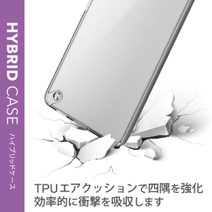 エレコム Galaxy A53 5G用ハイブリッドケース クリア PM-G224HVCKCR-イメージ2