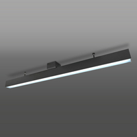 タキズミ ～6畳用 LEDデザインスリムライト ロングタイプ KAKU ブラック SLC60178BK