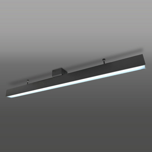 タキズミ ～6畳用 LEDデザインスリムライト ロングタイプ KAKU ブラック SLC60178BK-イメージ1