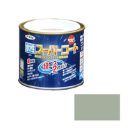 アサヒペン 水性スーパーコート 1／5L ソフトグレー FC557NV