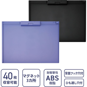 リヒトラブ クリップボード マグネット付 A3 ブラック FCJ926V-A988UM-24-イメージ9