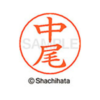 シヤチハタ ネームペン用ネーム シルバー 既製 中尾 FC47293-X-GPS-1522