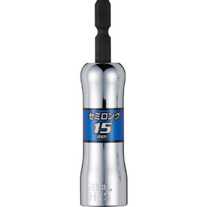 ベッセル 剛鍛セミロングソケット Ｎｏ．ＳＬ２０１５９０(対辺１５×９０) VESSEL “剛鍛セミロングソケット” SL201590-イメージ1