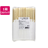 大和物産 アスペン天削元禄箸20.3ｃｍ白無地100膳*30パック FCE686A-20097