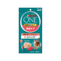 ネスレピュリナペットケア ピュリナワンキャット おやつ 健康免疫サポート まぐろフレーク入りまぐろゼリー 56g(14g×4本) FCJ158U