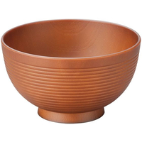 江部松商事 EBM/耐熱4寸 若狭千筋汁椀 総ライトブラウン 1001119 FC174LS-6223770