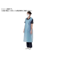 竹虎 ビニールエプロンP ブルー 100枚入 0 76351 FC545VD-3695855