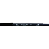 トンボ鉛筆 デュアルブラッシュペン ABT Black F040126-AB-TN15