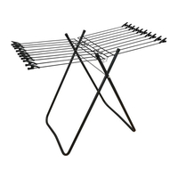 サワフジ スタンド物干しE20DX 20枚掛け ブラック FCE208A-LSM-20