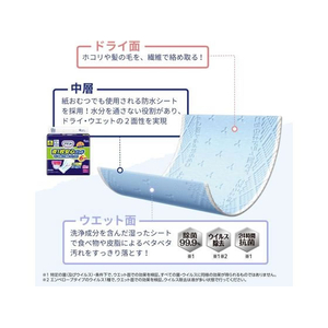 大王製紙 キレキラ! ワイパードライ×ウェットシート 16枚 FCE018Y-イメージ4