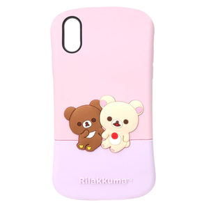 PGA iPhone XR用シリコンケース コリラックマ meets チャイロイコグマ YY02801-イメージ2