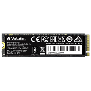 Verbatim 内蔵SSD NVMe PCIe Gen4．0x4 PCIe4．0 Vi5000シリーズ 1TB 31826-J-イメージ1