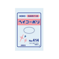 シモジマ ポリ袋 No.414 0.04×280×410mm 100枚 F861740-6618400