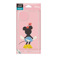 PGA iPhone 14 Plus用クリアタフケース Disney ミニーマウス PG-DPT22R02MNE