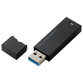 エレコム キャップ式USBメモリ 16GB ブラック MF-MSU3B16GBK/H