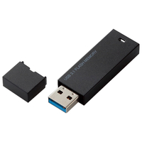 エレコム キャップ式USBメモリ 16GB ブラック MF-MSU3B16GBK/H